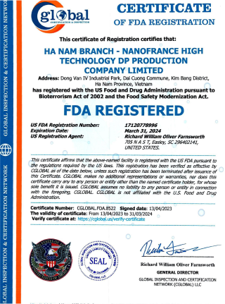 FDA Registered