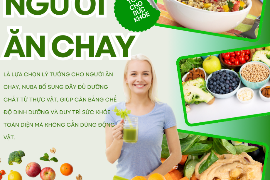  NUBA – Lựa Chọn Dinh Dưỡng Lý Tưởng Cho Người Ăn Chay